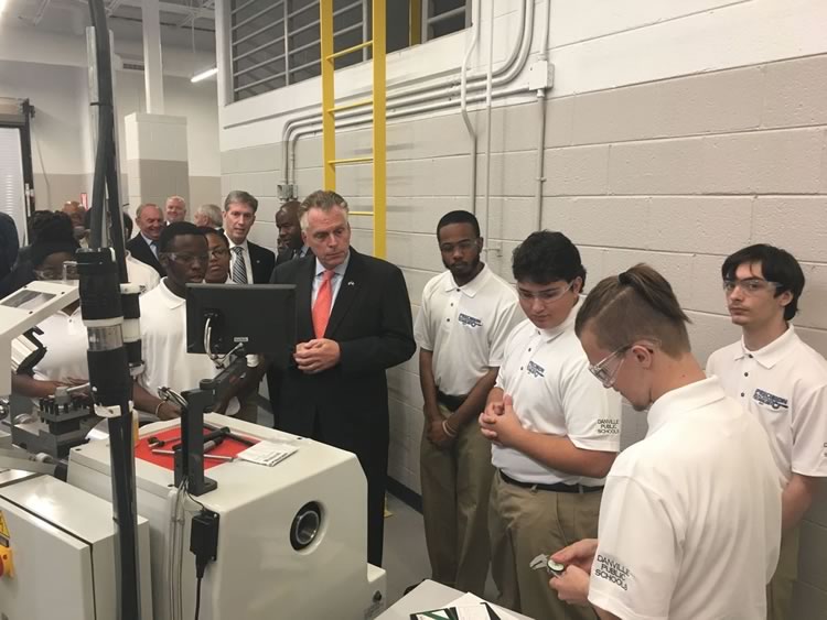 GW precision machining facility one-of-a-kind in state, governor says