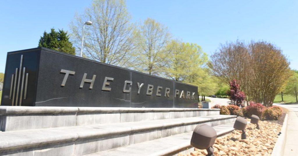 photo of The Cyber Park signage