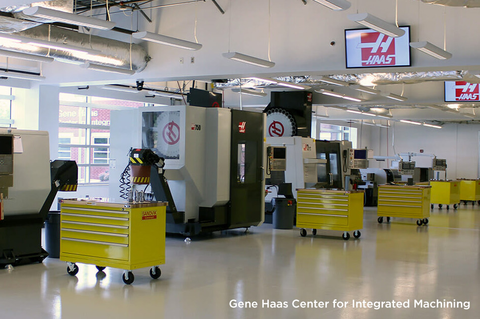 photo of equipment at Gene Haas Center for Integrated Machining
