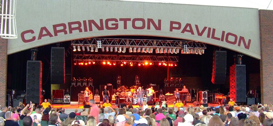 Photo of a concert at Carrington Pavilion in Danville, VA